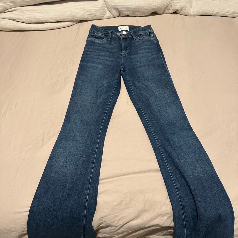 Frame high flare denim